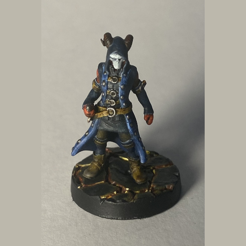 Tiefling Rouge figure for Dungeons and Dragons